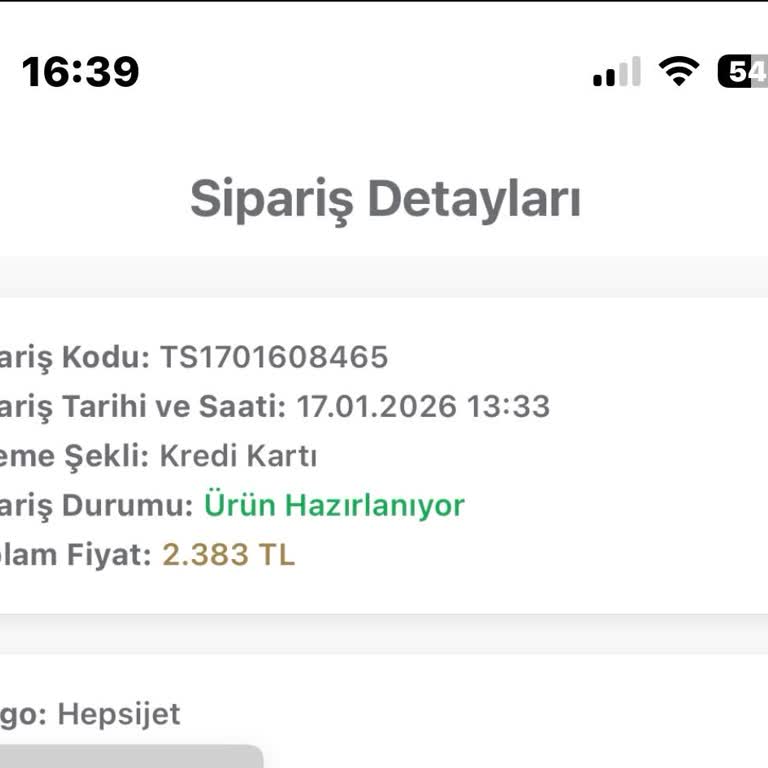 Şal Siparişi Hazırlanıyor, Teslimat Gecikmesi Ve İade Talebi