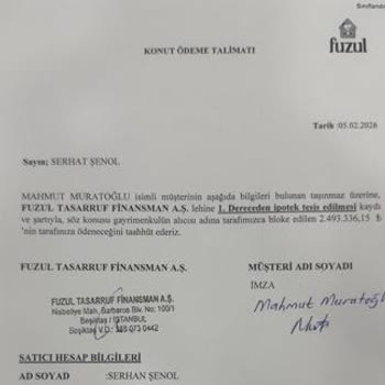 Fuzulev Şirinevler Şubesi Ödeme Bilgilendirme Eksikliği Ve Satıcı Mağduriyeti