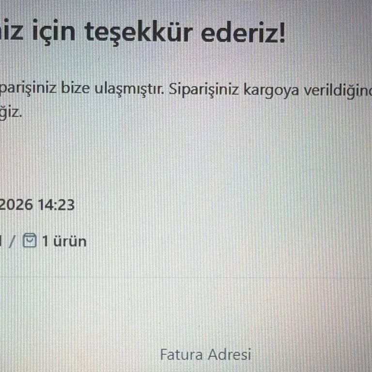 Siparişim Kargoya Verilmedi Ve İptal İade Talebim Cevap Bekliyor