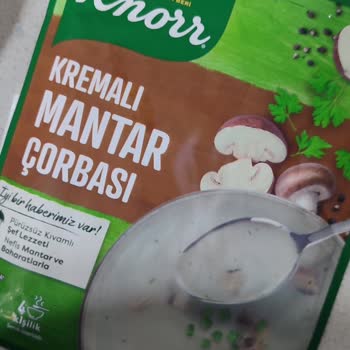Knorr Kremalı Mantarlı Çorbanın İçinde Plastik Parça Bulundu