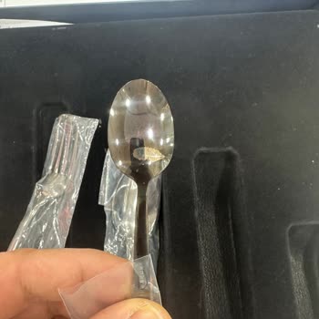 Korkmaz Çatal Bıçak Kaşık Takımı Renk Atması