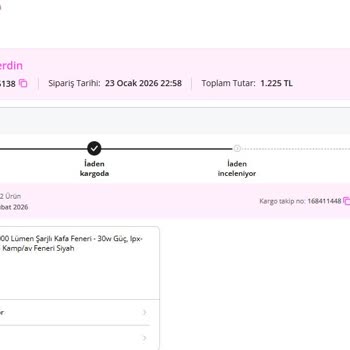 Kargo Teslim Edilmediği İçin İade Süreci Asla Tamamlanmadı