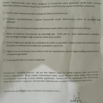 Kısa Sürede Kenar Soyulmasıyla Ayıplı Ayakkabı Ve Garanti Reddi