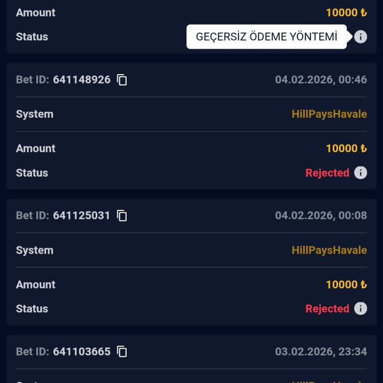 Casifix’te 10.000 TL Para Çekme Talebi Sürekli İptal Ediliyor Ve Canlı Destek Kapalı