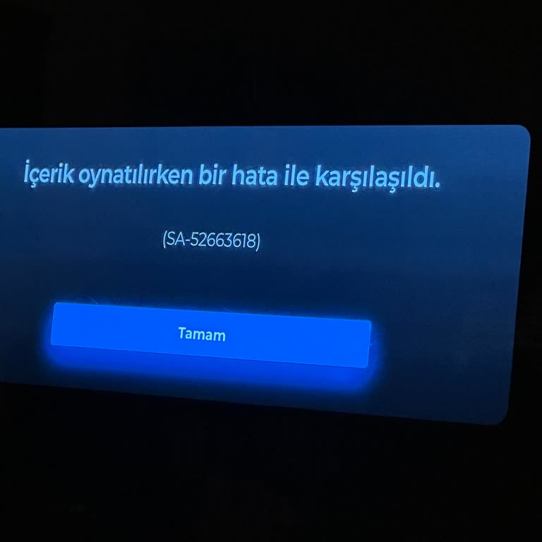 Tod TV Sa-526*618 Hata Kodu İle Karşılaşıyorum ve Kanallar Hiç Açılmıyor