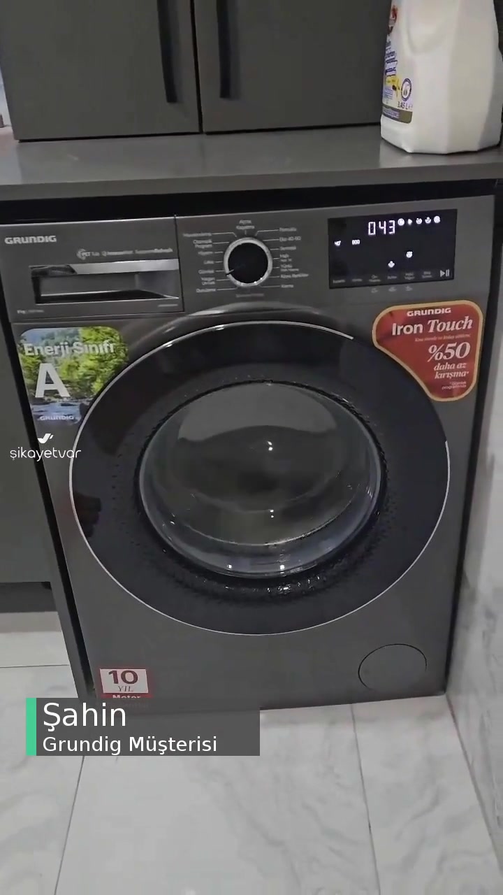 Grundig Çamaşır Makinesi Gürültü Ve Sarsıntı Sorunu! videonun kapak resmi
