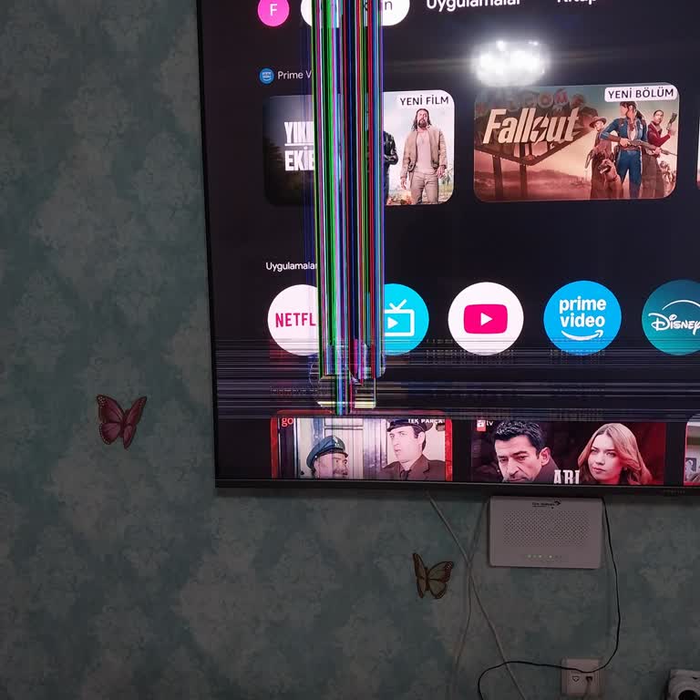 Çocuk Kaza Sonrası TV Ekranında Çizgiler Belirdi, Servis Aşırı Ücret Talep Ediyor