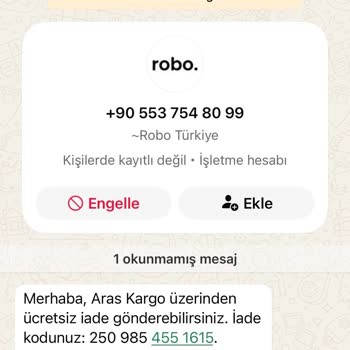 Robo Türkiye Şikayeti