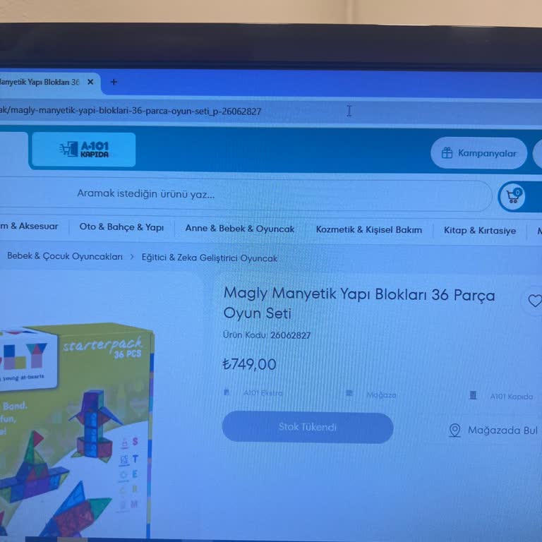 A101'den Magly Manyetik Bloklar Kampanya Gününde Yok Ve Yanıltıcı Açıklamalar
