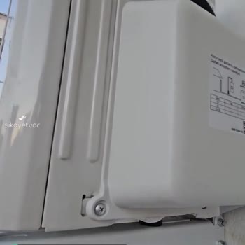 Sıfır Takılan Samsung Klima Dış Ünite Jet Motoru Gibi!