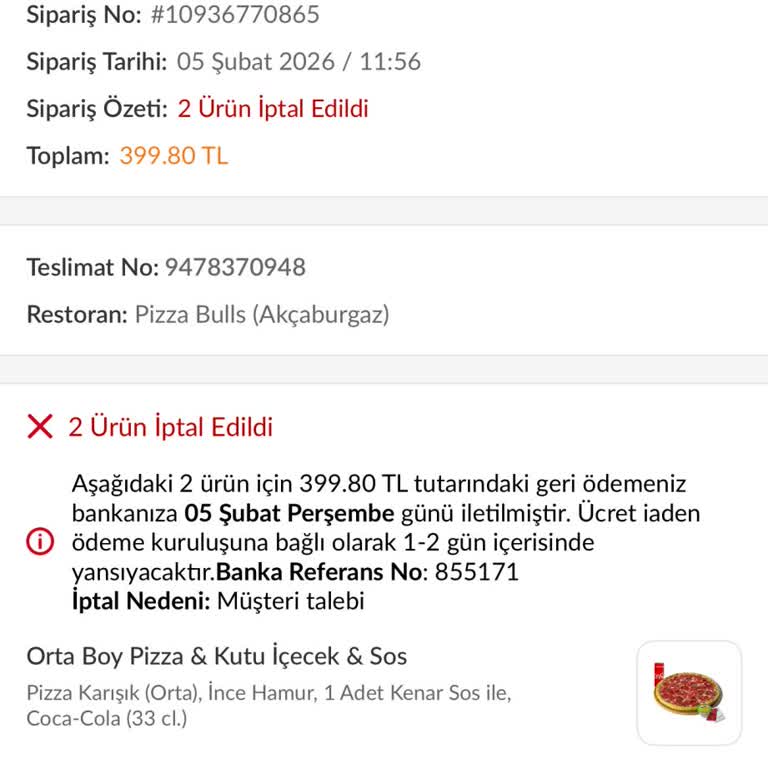 Trendyol’da Sipariş Gelmediği Ve İptal İstemine Karşı Çıkan Sorun