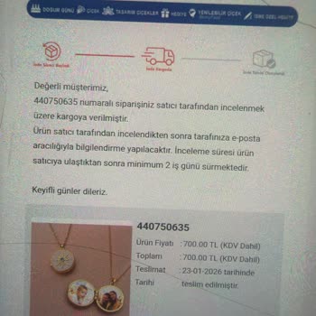 Kusurlu Kolyenin Değişimi Ve İade Sürecinde Uzun Bekleyiş