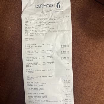 Derimod Botunun 10 Gün İçinde Bozulması Ve Olumsuz İnceleme Sonucu