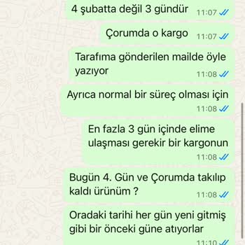 Lens Merkezi Kargo Gecikmesi Ve Tutarsız Takip Bilgileri İlgisiz Yaklaşım