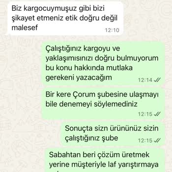 Lens Merkezi Kargo Gecikmesi Ve Tutarsız Takip Bilgileri İlgisiz Yaklaşım