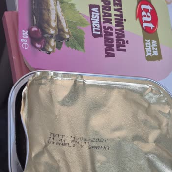 Tat Zeytinyağlı Yaprak Sarma Konservesinde Sümüksü Bozulma Ve Hijyen Sorunu