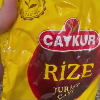 Çaykur Rize Çay Paket İçinde Topaklanma!