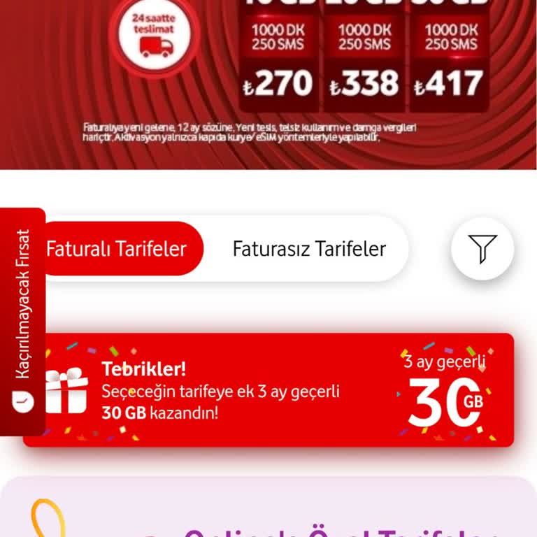 Link At Kazan Kampanyasında 30 GB İnternet Tanımlanmadı