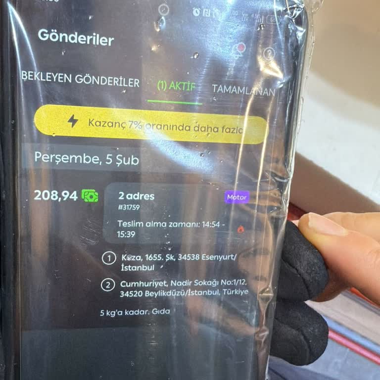 Uygulama Fiyatı İle Kurye Ücreti Arasındaki 55 TL Farkı