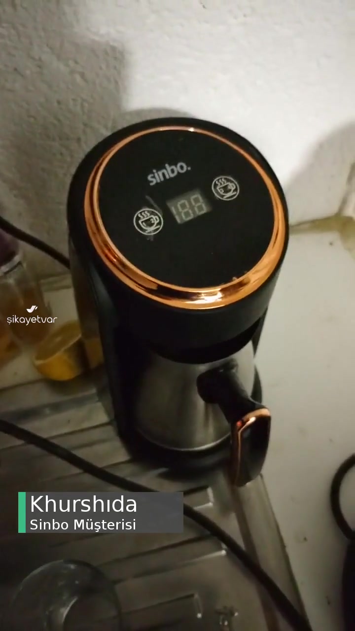 Sinbo Scm 2984 Kahve Makinesi Arızası! videonun kapak resmi