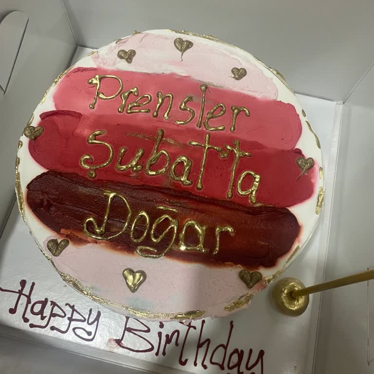 Özel Gün Pastasında Hatalı Yazı Ve Renk Seçimi: İade Talebi