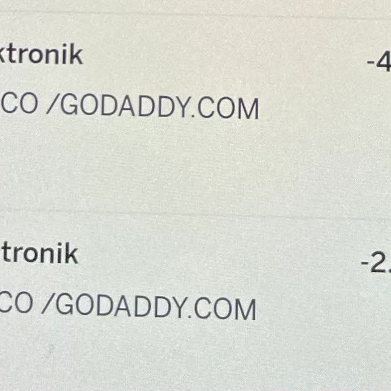 Garanti Bankası Kredi Kartı Üzerinde Yetkisiz İyzico Ve Godaddy.com Çekimler Ve İade Talebi