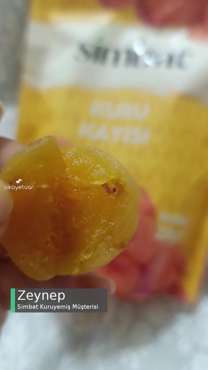 Simbat Kuruyemiş Kuru Kayısıdan Kurt Çıktı videonun kapak resmi