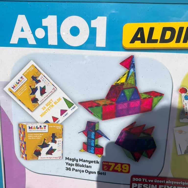 Aktüel Manyetik Lego Satılamadı, Müşteri Zamanını Boşa Harcadı