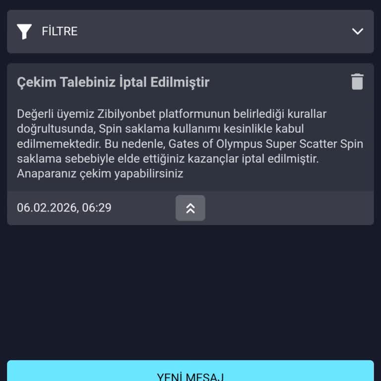 20.000 TL Çekme Talebim Haksız Şekilde Reddedildi Ve Bakiye Silindi