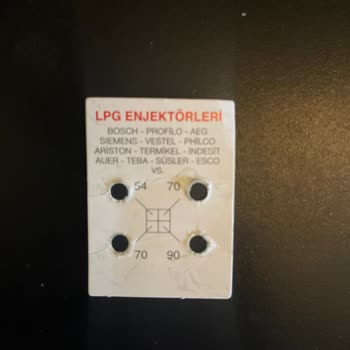 Hızlı Teknik (Antalya) Doğal Gaz Enjektörlerini Söküp Yine Doğal Gaz Enjektörleri Takılmış