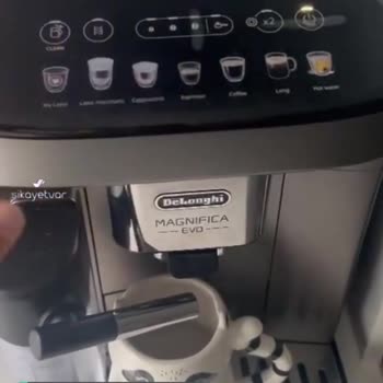 Delonghi Magnifica Evo Latte Crema Sütlü Kahve Vermiyor