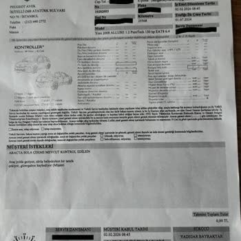 Peugeot Araçta Tekrarlayan Direksiyon Kutusu Arızası Ve Kusurlu Parçalar Nedeniyle Çözüm Talebi