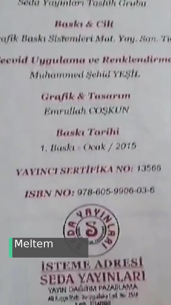 Diyanet İşleri Başkanlığı Kur'an-ı Kerim'deki Eksikler videonun kapak resmi