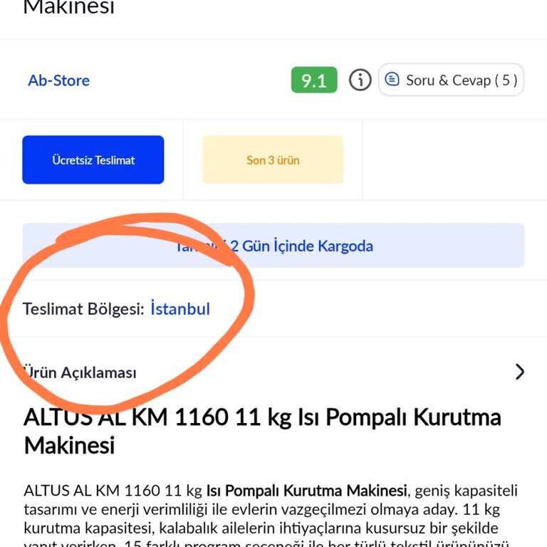 Pazarama İstanbul Dışı Beyaz Eşya Teslimatı Ayrımcılığı!