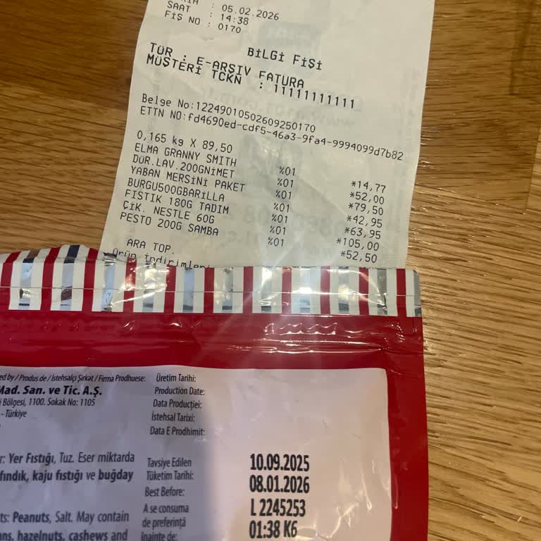 A101 Kızılay’da Son Kullanma Tarihi Geçmiş Fıstık Satışı Ve İade Reddi