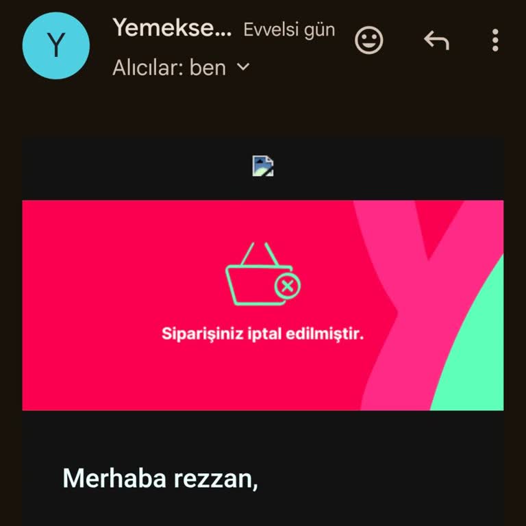 Yemeksepeti İptal Edilen Siparişin 525 TL İadesi Cüzdanda Ve Kartta Görünmüyor