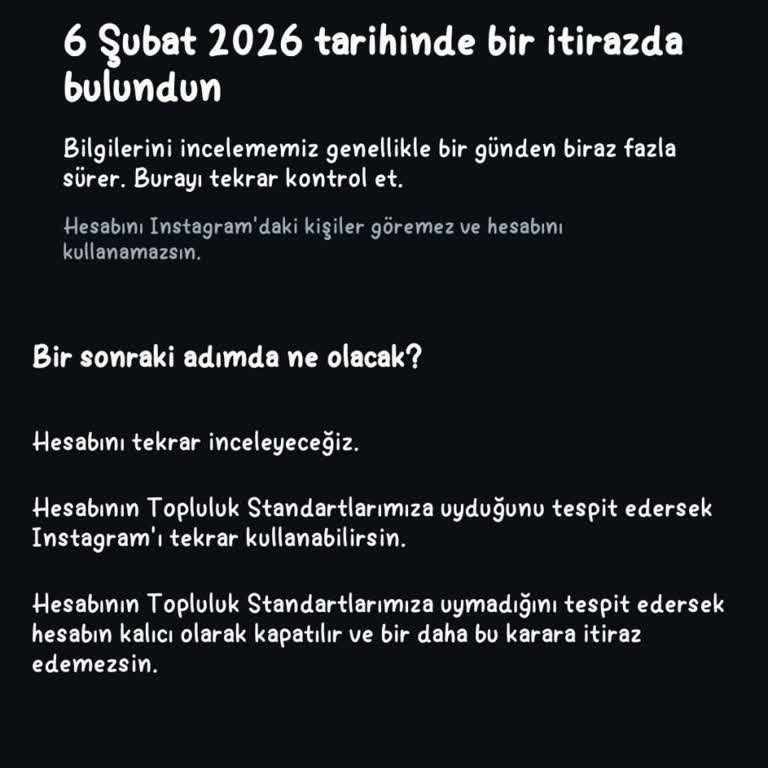 Instagram Hesabım Açıklamasız Askıya Alındı, İtirazıma Cevap Yok