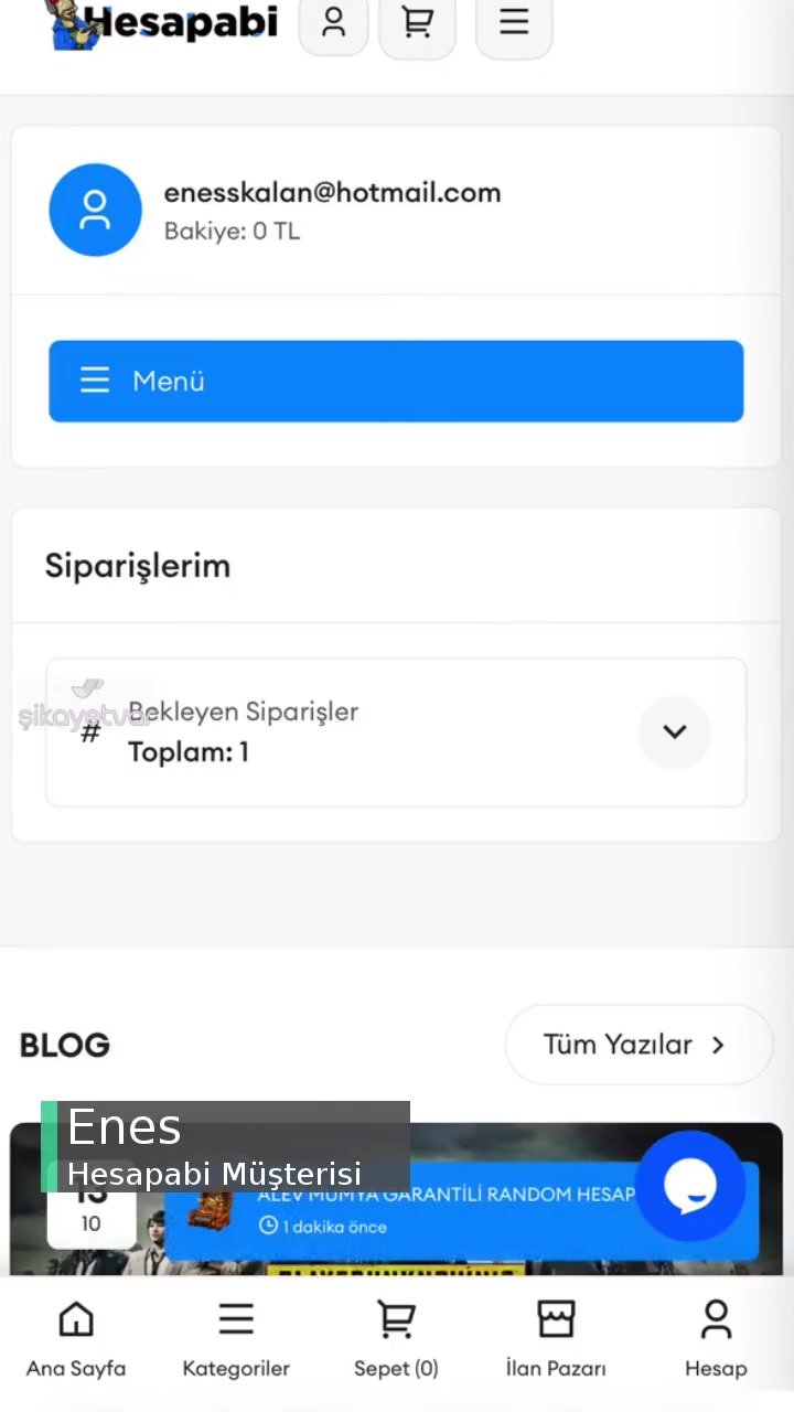 Hesapabi Satın Aldığım Elmaslar Hesabıma Yatmadı, Destekten Cevap Gelmiyor videonun kapak resmi