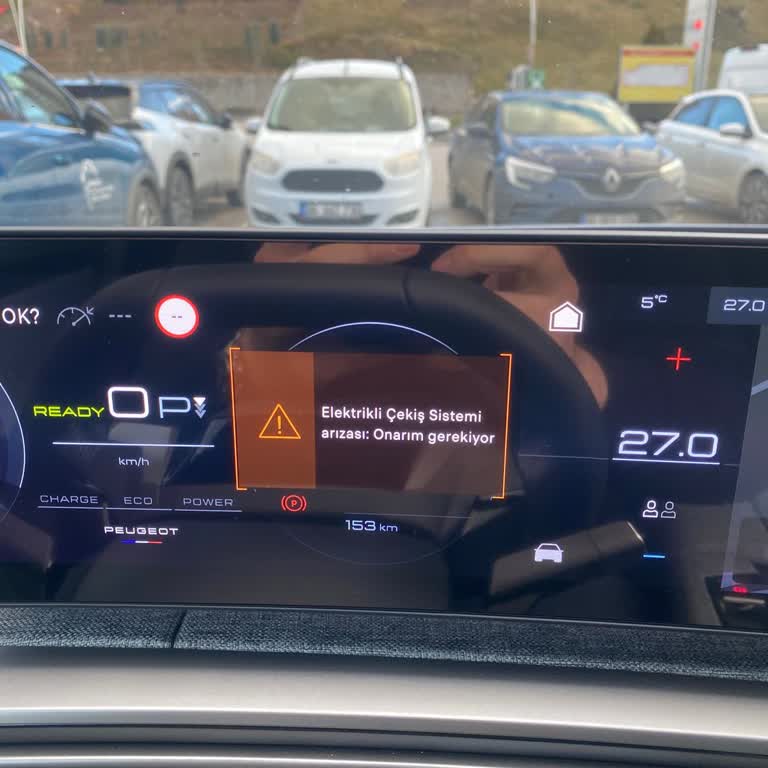 Peugeot E3008 Sensör Arızaları Çözülmedi, İkame Araç Talebimiz Reddedildi