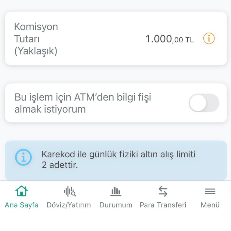 Kuveyt Türk Çeyrek Altın Komisyonunda Ani 1.000 TL Artış Haksız