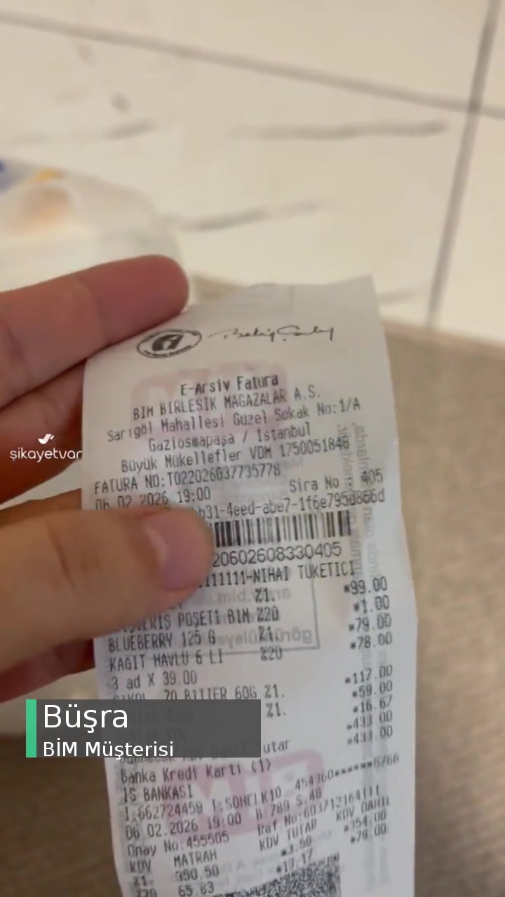 BİM Blume Kağıt Havluda Hayvan İdrarı videonun kapak resmi