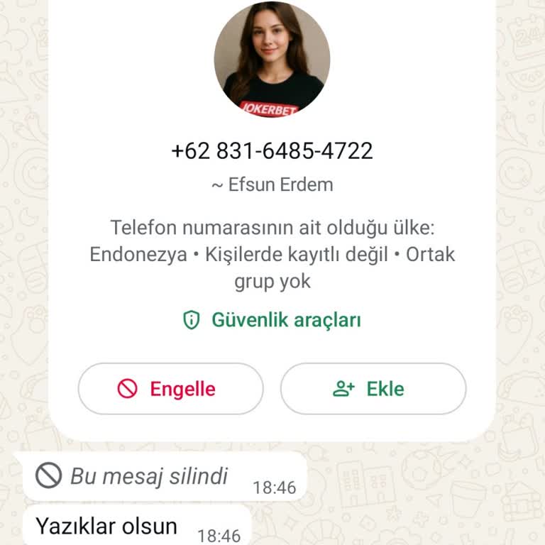 Jokerbet Destek Temsilcisinin Saygısız Ve Hakaret İçeren Davranışı