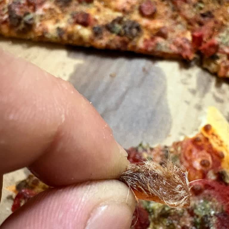 Domino’s Şubesinde Tandır Eti İçinde Kıl Ve Pişmemiş Et: Hijyen İhlali