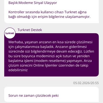 İnternet Bağlantısının Gün Boyu Kesintisi Ve Çözüm Talebi