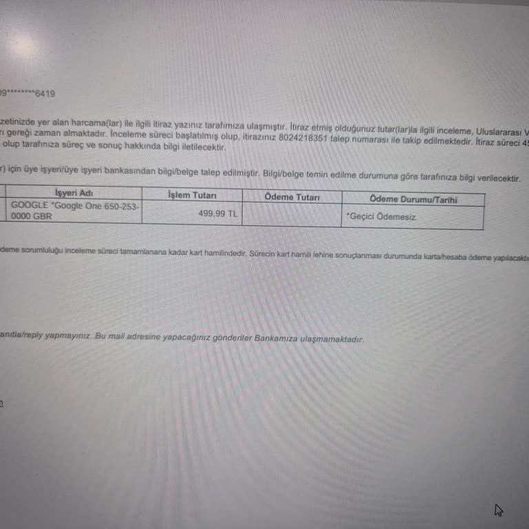 Google Play Harcamasının İadesi Bir Yıldır Beklemede
