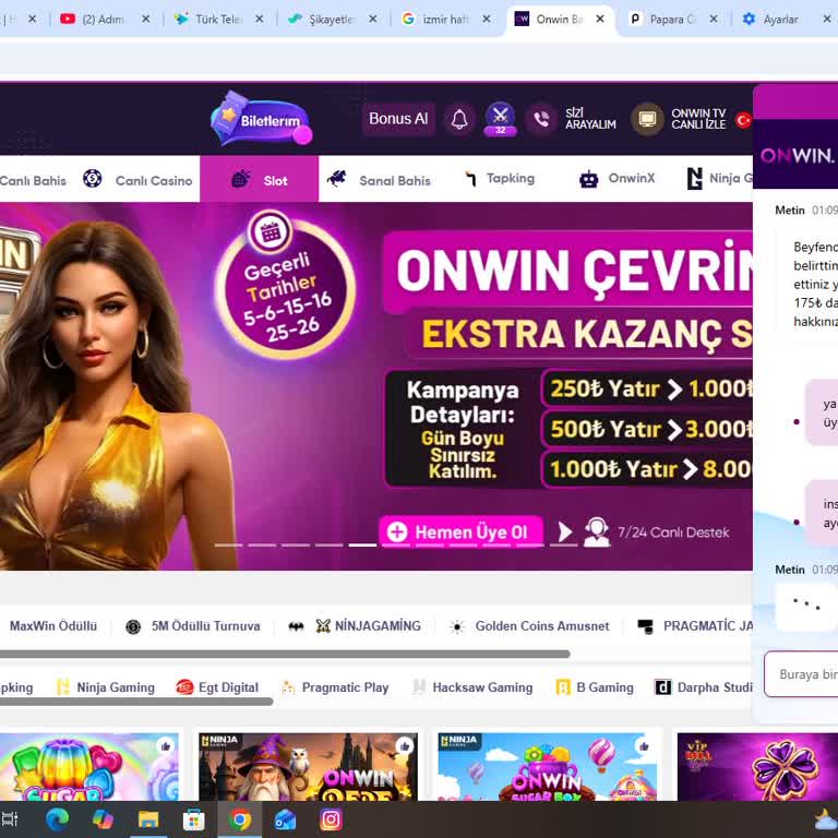 Onwin Bonus Kampanyasında Şartların Açıklanmaması Ve Hesabın Sıfırlanması