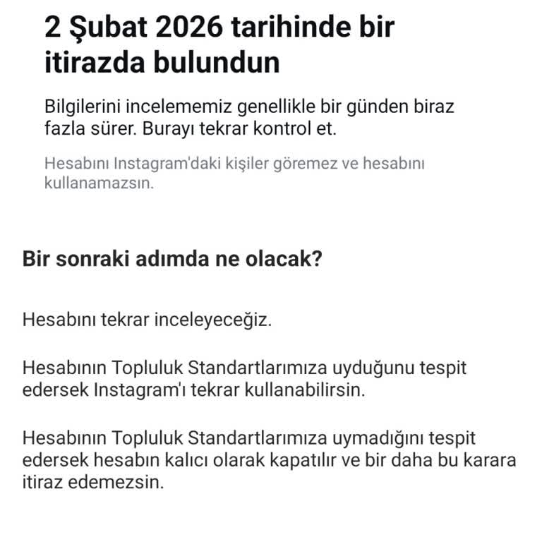 Instagram Hesabım Gerekçesiz Askıya Alındı Ve Açılmadı
