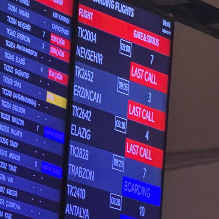 Ekrandaki Son Biniş Saatine Rağmen Personel Uçuşumu Kaçırdı