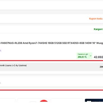 Zorunlu Dijital Hediye Nedeniyle Taksit Seçeneği Kapatıldı