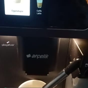 Arçelik Espresso Makinesinin Birden İptal Etmesi Ve Sütü Buz Gibi Vermesi!